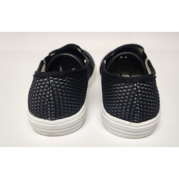 J.Crew Mesh Black White Slip On Sneakers Size US 6M - Picture 6 of 9